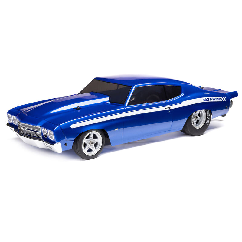 1/16 1970 Chevy Chevelle 2WD Mini No Prep Drag Car RTR, Blue
